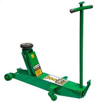 Macaco Hidráulico Jacaré Longo 2 Toneladas Ribeiro RM0019 Profissional Oficina Borracharia Elevação 540mm Rodas Ferro Alta Resistência