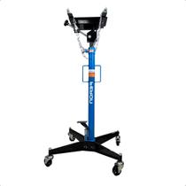 Macaco Hidráulico Telescópico para Câmbio 500kg Feron Bandeja Ajustável com Correntes Elevação 2,03m Rodas Ferro Profissional Oficina