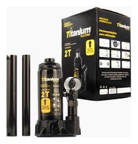 Macaco Hidraulico Tipo Garrafa 02 Toneladas Titanium Platina Macaco Hidraulico Tipo Garrafa 02 Toneladas Titanium Platina