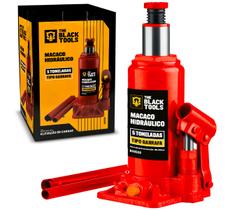 Macaco Hidraulico Tipo Garrafa 5 Toneladas Elevação Veículos Automóveis Bhg500 The Black Tools Macaco Hidraulico Tipo Garrafa 5 Toneladas Elevação Veículos Automóveis Bhg500 The Black Tools