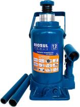 Macaco Hidráulico Tipo Garrafa para 12 Toneladas com Fuso de Regulagem R070006 Riosul Tools