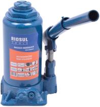 Macaco Hidráulico Tipo Garrafa para 20 Toneladas com Fuso de Regulagem R070008 Riosul Tools