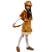 Macaco Jungle Animal tamanho XS Meninas Traje de pelúcia Dress-Up