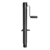Macaco para reboque Lippert 285420 com manivela lateral, preto, padrão Macaco para reboque Lippert 285420 com manivela lateral, preto, padrão