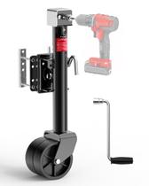 Macaco para Trailer FZZD 2000 lbs com Rodas Duplas e Elevação de 30 cm Macaco para Trailer FZZD 2000 lbs com Rodas Duplas e Elevação de 30 cm