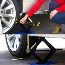 Macaco Sanfona Universal 1,5 Toneladas Com Catraca e Adaptador, Reforçado e Portátil