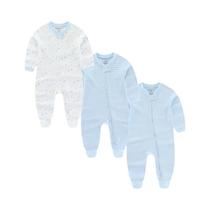 Macacões De Algodão Para Bebês Meninos E Meninas Com Zíper, Roupas Para Recém-Nascidos, Presentes