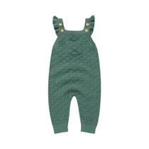 Macacões De Malha Sem Mangas Para Bebês Meninas, Peça Única Sólida, Macacões De 0 a 18 Meses, Roupas