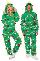 Macacões de Natal Tipsy Elves Oh Christmas Tree Green Adult Macacões de Natal Tipsy Elves Oh Christmas Tree Green Adult