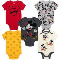 Macacões Disney Mickey Mouse para bebês e meninos de 12 meses x5