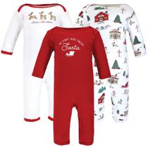 Macacões Hudson Baby Cotton unissex North Pole de 9 a 12 meses