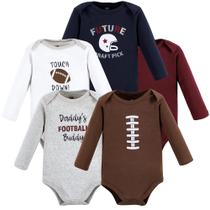 Macacões Hudson Baby Football Buddy Cotton de 3 a 6 meses