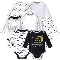 Macacões Hudson Baby Moon and Back de 6 a 9 meses de algodão unissex