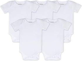 Macacões para bebês Burt's Bees Baby, pacote com 5 pacotes 100% algodão orgânico Macacões para bebês Burt's Bees Baby, pacote com 5 pacotes 100% algodão orgânico