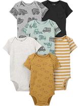 Macacões Simple Joys da Carter's Baby Boys 24 meses, pacote com 6