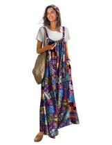 Macacões YESNO Casual Wide Leg Boho Floral 2GG para mulheres