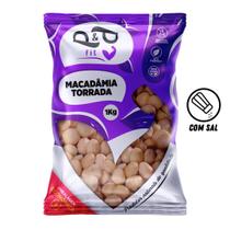 Macadâmia Premium Torrada Salgada 1Kg - P&P
