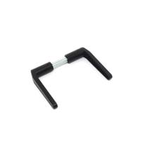 Macaneta 3f alavanca cabo 110vpp preta p/fechadura linha 5000 / 7000