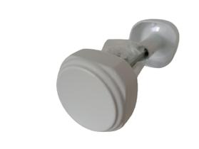 Maçaneta Bola Para Fechadura Porta Stam Modelo 02 - Branca Maçaneta Bola Para Fechadura Porta Stam Modelo 02 - Branca