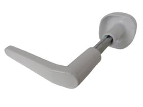 Maçaneta Combinada Para Fechadura Porta Stam 03/02 - Branca Maçaneta Combinada Para Fechadura Porta Stam 03/02 - Branca