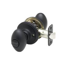Maçaneta Copper Creek EK2030BC Egg Privacy Black, 1 pacote Maçaneta Copper Creek EK2030BC Egg Privacy Black, 1 pacote