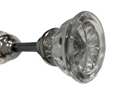 Maçaneta Cristal E Latão Cromado Com Roseta P/ Portas Ref.21 Maçaneta Cristal E Latão Cromado Com Roseta P/ Portas Ref.21