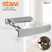 Maçaneta Cromada Haste x Haste Cravejada 51250 Stam