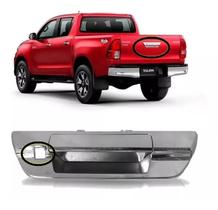 Maçaneta Cromada Tampa C/ Furo Camera Hilux 2016 2017 a 2020