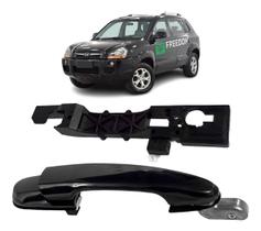 Maçaneta da porta hyundai tucson 2006 a 2016 - externo - dianteiro direito - c/base