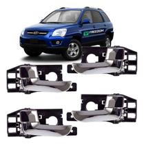 Maçaneta da porta kia sportage 2005 a 2010 interna cromado - kit c/4 Maçaneta da porta kia sportage 2005 a 2010 interna cromado - kit c/4