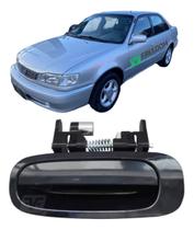 Maçaneta da porta toyota corolla traseira externa lado esquerdo 1998 a 2001 Maçaneta da porta toyota corolla traseira externa lado esquerdo 1998 a 2001
