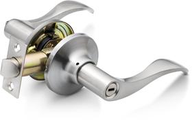 Maçaneta de porta com alavanca de privacidade Berlin Modisch Satin Nickel Maçaneta de porta com alavanca de privacidade Berlin Modisch Satin Nickel