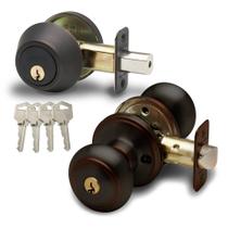 Maçaneta de porta com chave semelhante com Deadbolt Copper Creek CKDB141TB Maçaneta de porta com chave semelhante com Deadbolt Copper Creek CKDB141TB