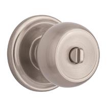 Maçaneta de porta com fechadura BRINKS Stafford Satin Nickel sem usar as mãos