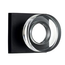 Maçaneta de porta coolnews Matte Black Glass Privacy Lock Bathroom