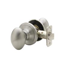 Maçaneta de porta Copper Creek EK2020SS Egg Passage em aço inoxidável acetinado Maçaneta de porta Copper Creek EK2020SS Egg Passage em aço inoxidável acetinado