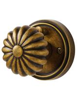 Maçaneta de porta de privacidade MRML, latão antigo, 7 cm, alumínio