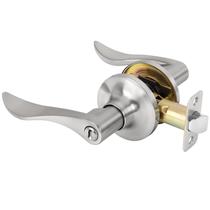 Maçaneta de porta de privacidade RAFECIEE Satin Nickel Wave Style Maçaneta de porta de privacidade RAFECIEE Satin Nickel Wave Style