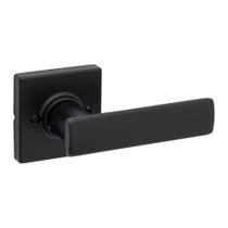 Maçaneta de porta fictícia Kwikset Breton Matte Black Non-Turning