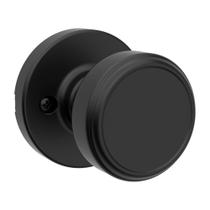 Maçaneta de porta fictícia Kwikset Maven Matte Black Non-Turning