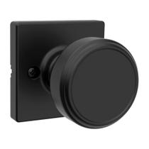 Maçaneta de porta fictícia Kwikset Maven Matte Black Non-Turning