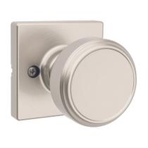 Maçaneta de porta fictícia Kwikset Maven Satin Nickel Non-Turning