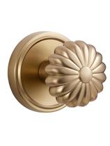 Maçaneta de porta fictícia MRML Champagne Bronze, liga de alumínio, pacote com 2 unidades