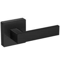 Maçaneta de porta fictícia TICONN Heavy Duty Reversível Preto Fosco