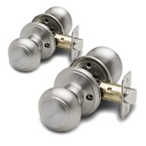 Maçaneta de porta interior Copper Creek Colonial Satin Stainless Maçaneta de porta interior Copper Creek Colonial Satin Stainless