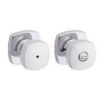 Maçaneta de porta Kwikset Arroyo Interior Privacy em cromo polido