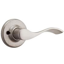 Maçaneta de porta Kwikset Balboa Dummy Satin Nickel Non-Turning