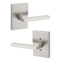Maçaneta de porta Kwikset Halifax Interior Passage Satin Nickel