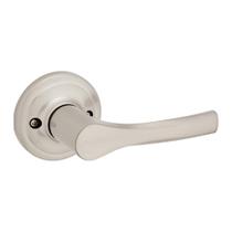 Maçaneta de porta Kwikset Henley Dummy Satin Nickel Non-Turning