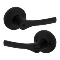 Maçaneta de porta Kwikset Henley Interior Privacy Black Matte x10 Maçaneta de porta Kwikset Henley Interior Privacy Black Matte x10